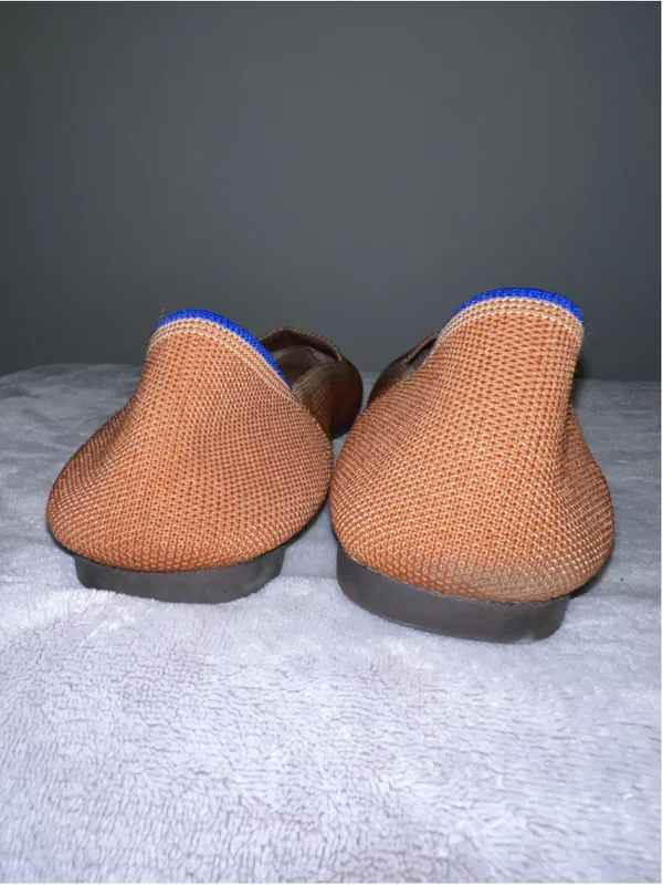 Rothy's Ballet Flats Point Amber Slip On Burnt Orange 10.5 - Image 5