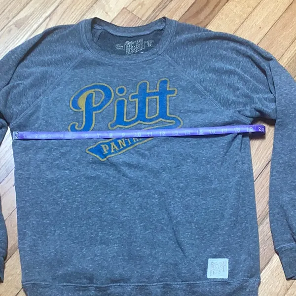Pitt Panthers Original Retro Brand gray sweatshirt unisex size small - Image 5