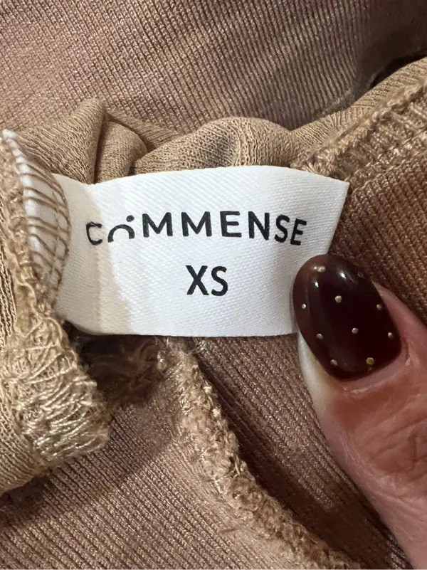 COMMENSE NWT Sold Out Khaki Taupe Gathered Top & Flowy Maxi Skirt Set XS - Image 8