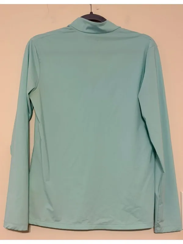 Nike Womens Dri-FIT UV Victory Long Sleeve Golf Top Mint Green Size Medium - Image 2
