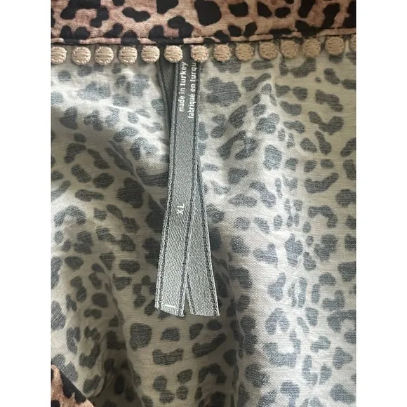 Anthropologie Animal Print Top - Image 7