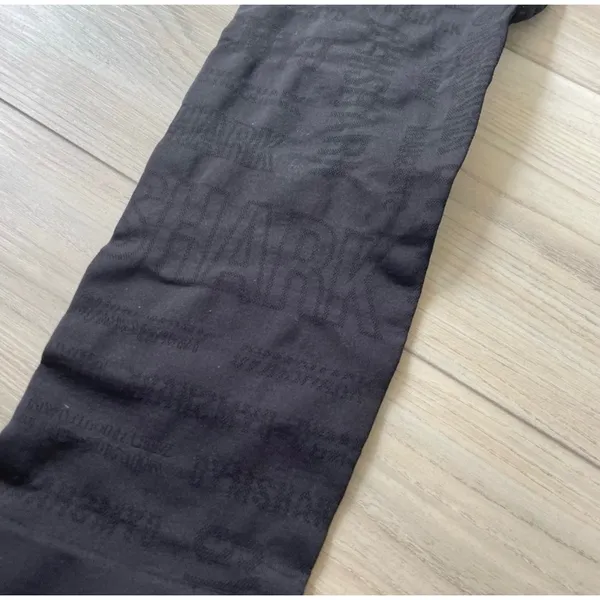 Gymshark Black Seamless Leggings Workout Athleisure Logo‎ Waistband small - Image 2