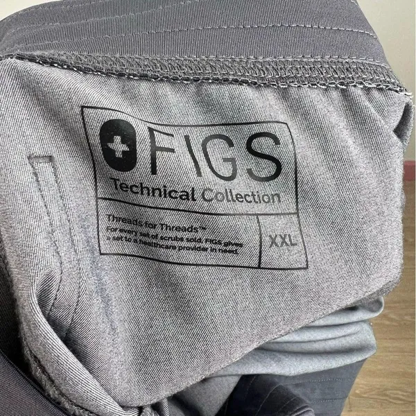 Figs Livingston Basic Scrub Pants Size XXL Graphite Style T21003 - Image 5