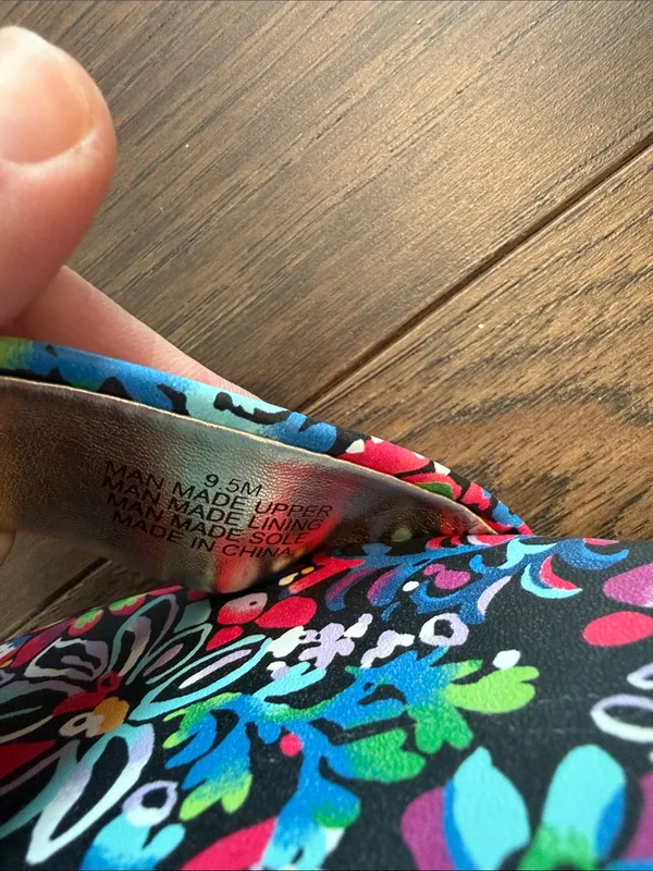 Lilly Pulitzer Emery Slide Sandal Size 9.5 Multi Color - C67-043 - Image 2
