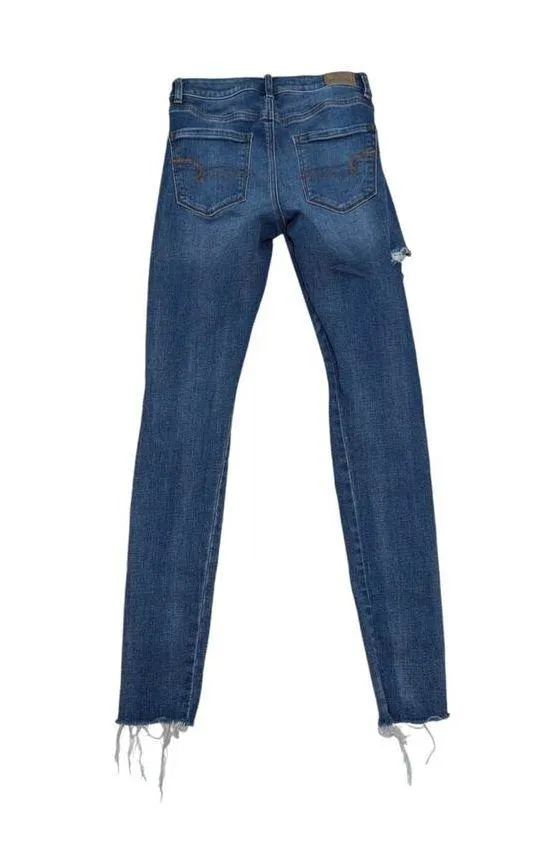 American Eagle Outfitters Super Hi-Rise Jeggings Skinny Jeans Stretch Womens 2 - Image 2