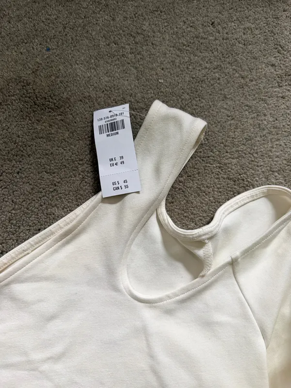 Abercrombie NWT ivory long sleeve top - Image 2