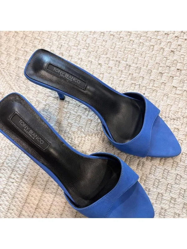 Tony Bianco Hallie Sandal in Lapis Nubuck - Image 3
