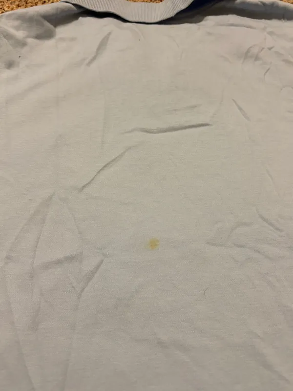 State Farm work shirt ladies women Small 6-8 polo collared Catastrophe Services Lands End brand. Cotton. Used. Small stain on the back shown in photos. - Image 9