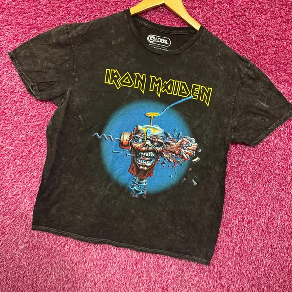 Iron Maiden Can I Play With Madness Oversize Rock Band Tee M - Image 3
