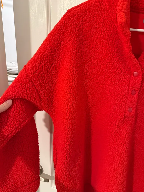 Aerie Sherpa Pullover Oversized - Image 3