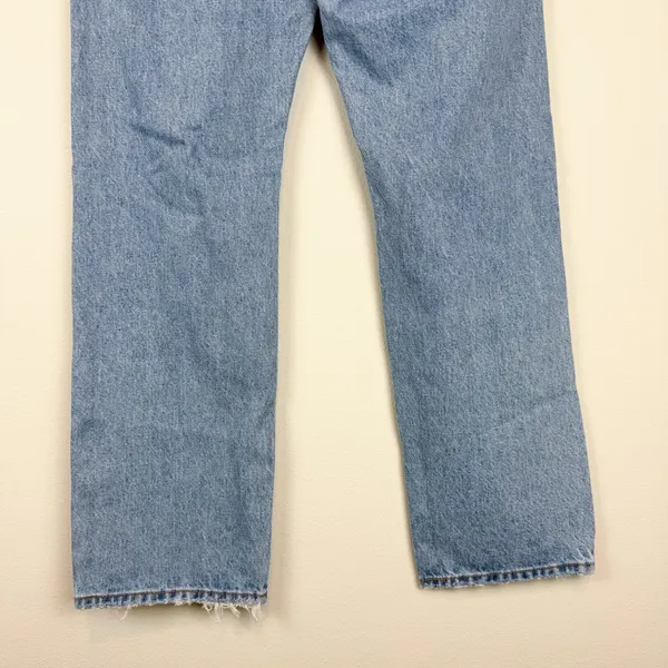 Levi’s Premium 501 Straight Leg Rigid Denim 100% Cotton Distressed Jeans Size 27 - Image 7
