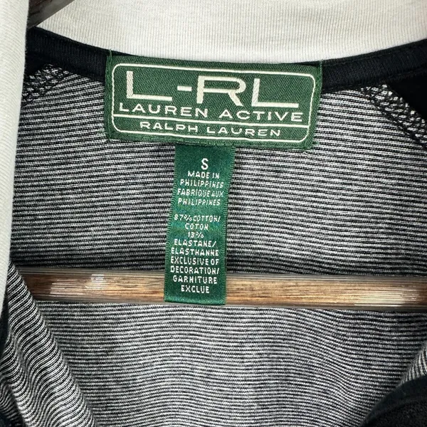 Lauren Ralph Lauren‎ LRL Active Zip Up Jacket Womens Small Preppy Y2K Athleisure - Image 2