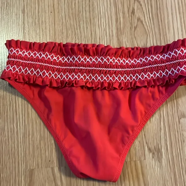Tory Burch‎ Ruffle Bikini Bottoms Size XS - Image 2