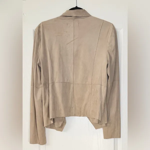 Bagatelle Beige Faux Suede Jacket - Image 5