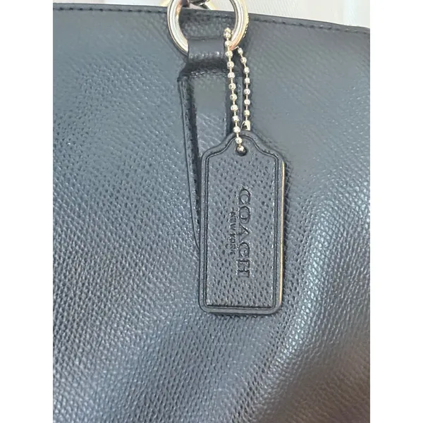 Coach Small Christie Carryall Black Crossgrain Leather Bag F36637 - Image 6