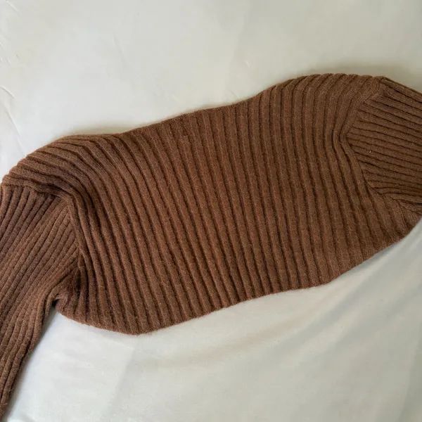 Princess Polly Brown Cropped Shrug Cardigan - Image 5