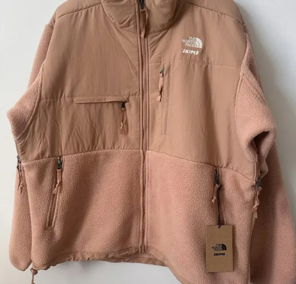 The North Face x Skims 1995 Retro Denali Fleece Jacket- Sienna Size Large - Image 3