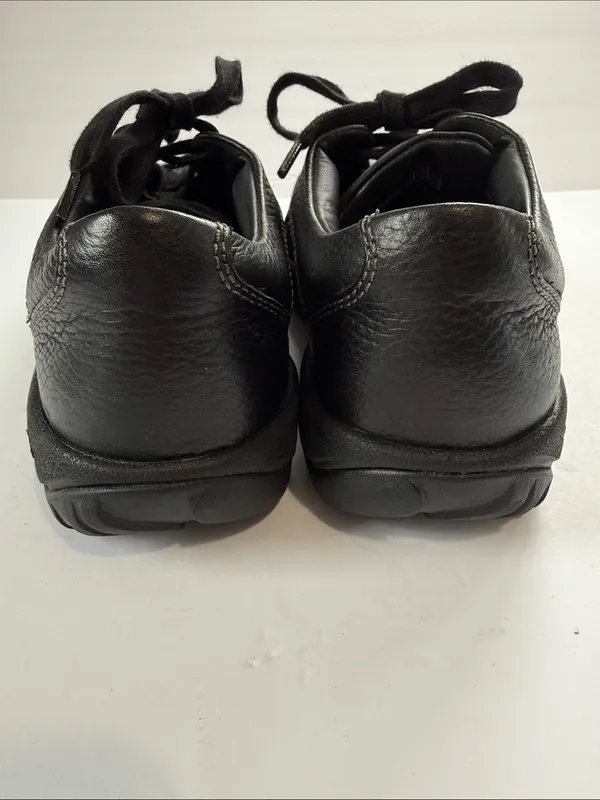 Keen Men's Black Leather Lace-Up Casual Sneakers - Image 3