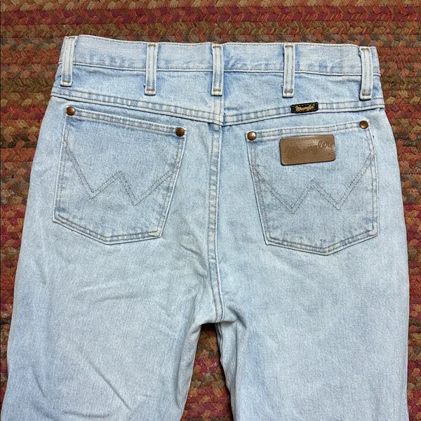 Wrangler Light Wash Slim Fit Cowboy Jeans - Image 6