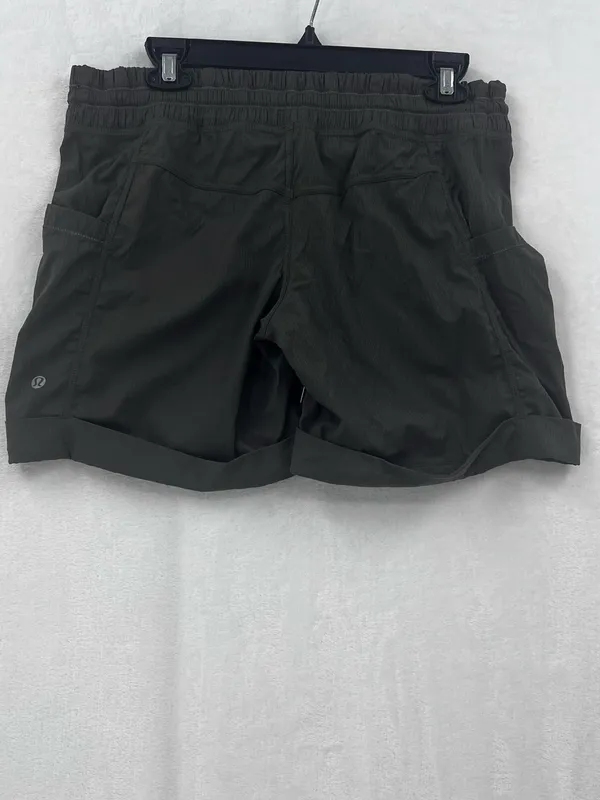 lululemon athletica Black Rolled-Hem Everyday Shorts 1044 - Image 5