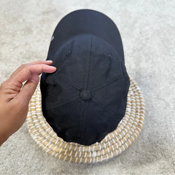 Figs Women’s Baseball Hat Cap Adjustable Strap Back in Black - Image 8