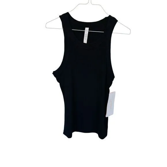 X By Gottex Rib Racer‎ Tank Black Woman's Size Large NWT Quick Drying - Image 4