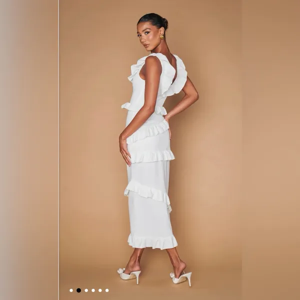 Show Me Your Mumu Greta Dress in White - Image 7