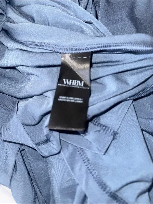 NWOT White House Black Market $140 Matte Jersey Smocked Midi Dress XL - Image 9