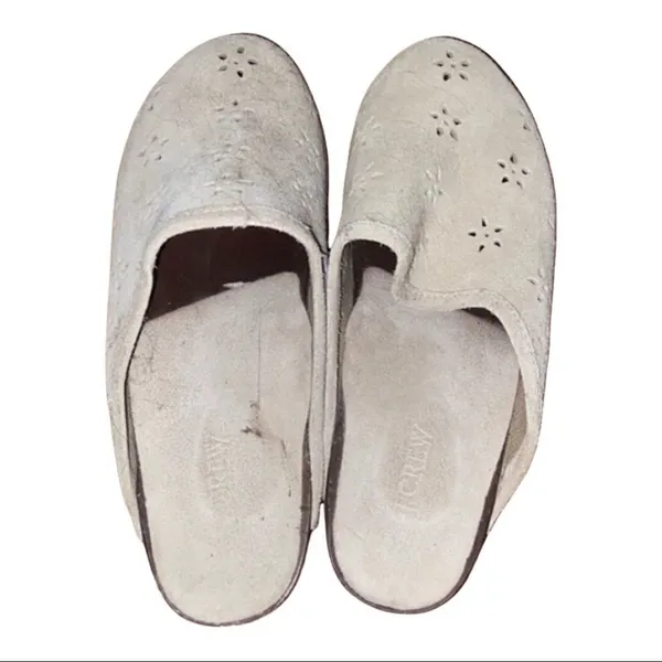 J. Crew Cream Suede Shoes Size 6 M - Image 5