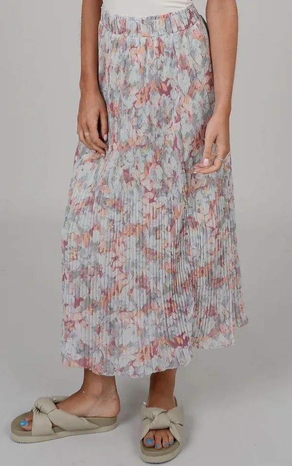Nordstrom FLORAL PLEAT MAXI SKIRT PLEATED - Image 3