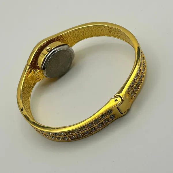 Xanadu Gold Tone Mother Pearl Rhinestones Accents Women’s Watch New Battery - Image 5