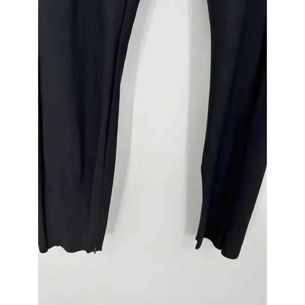 Athleta Stella Shale Black Ankle Zip Stretch‎ Trouser Pants Women's Size 4 - Image 4