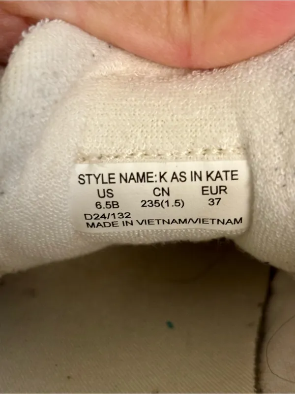 Kate Spade New York K As In Kate Sneakers White Green Women 6.5 B US Shoes - Image 7