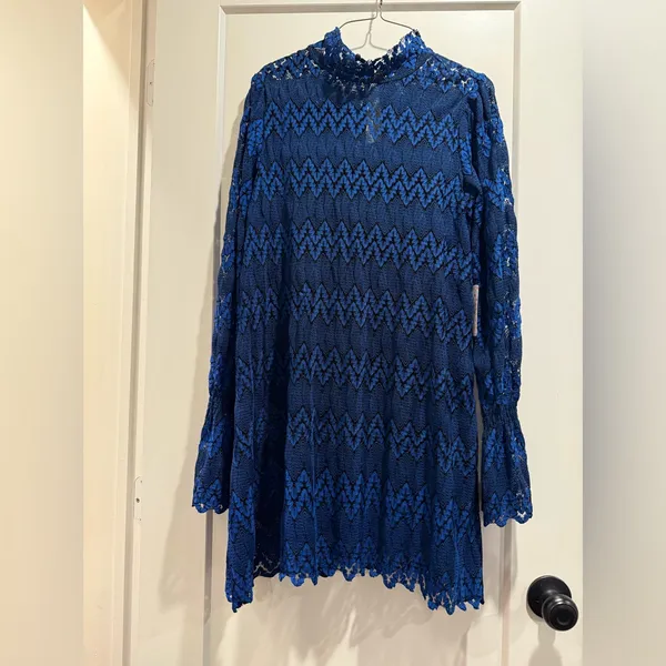 Free People Simone Lace Swing Tunic‎ Dress Size Small - Image 3