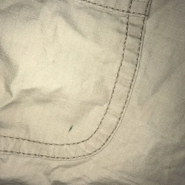 American Eagle khaki shortie shorts, size 6 - Image 4
