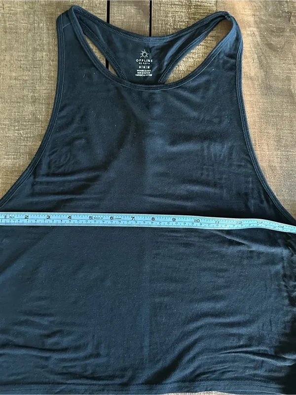 OFFLINE by Aerie Black Racerback Athletic Tank Top Women's Medium Workout - Image 6