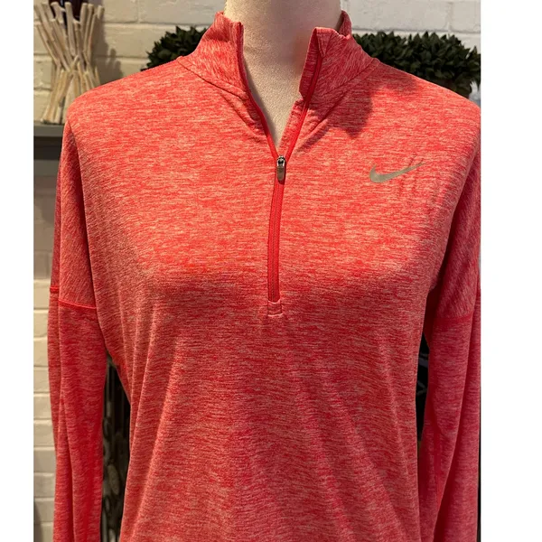 Niki Women's Dri-Fit Element 1/4 Zip Running Long Sleeve Athletic Top S - Image 2