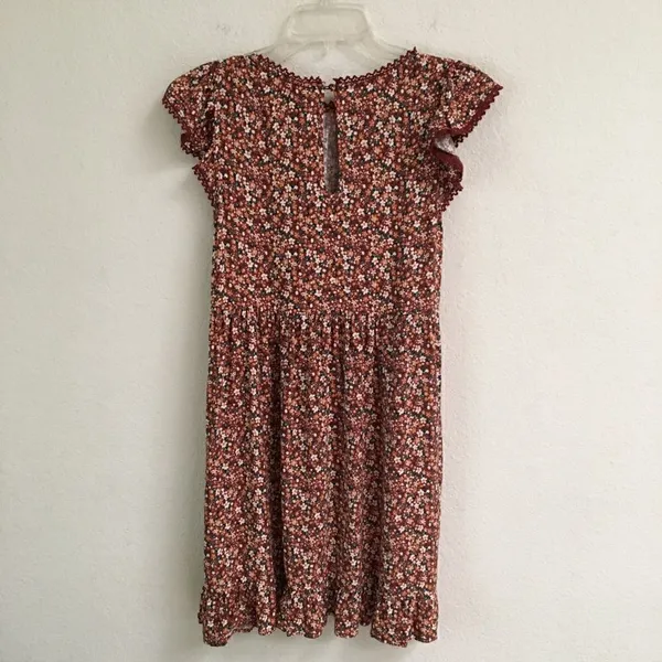 NWT Wild Fable brown Daisy print Granny floral dress XS‎ - Image 6