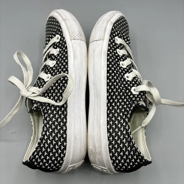 Converse with Lunaron Black White Low Top Women's Sneakers‎ 6 - Image 8
