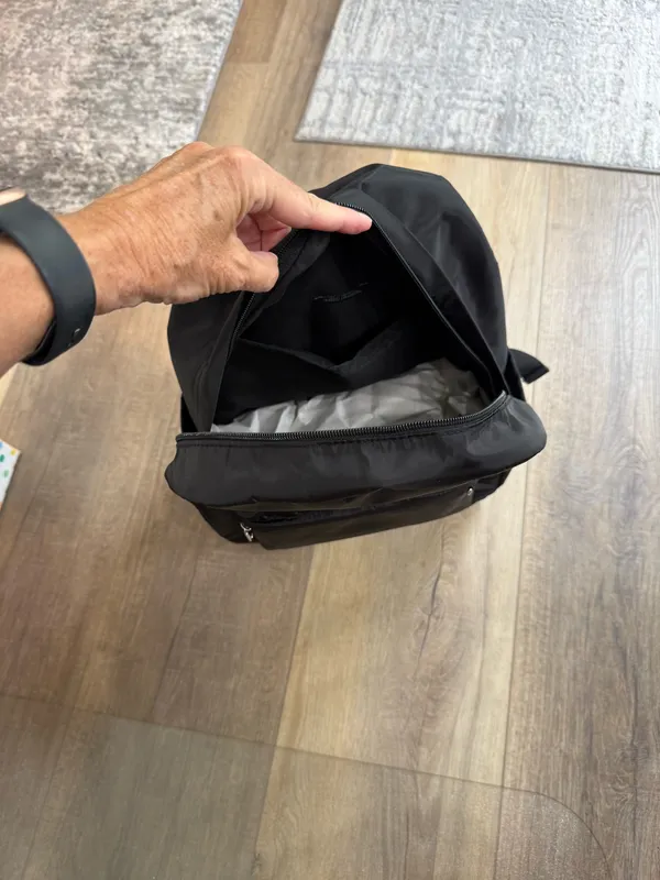 NEW Mini Diaper Bag Backoack Black - Image 3