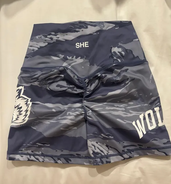 Darc Sport Purple Camo Gym Shorts - Image 2
