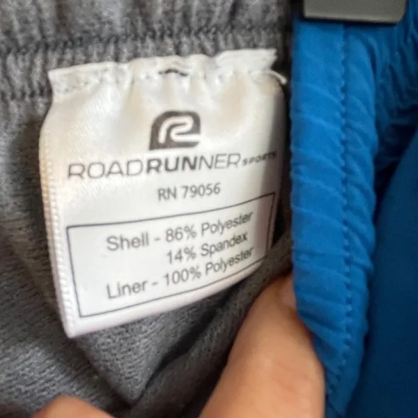 Road Runner Blue Running Shorts Lightweight Athletic Workout Activewear XL - Image 9