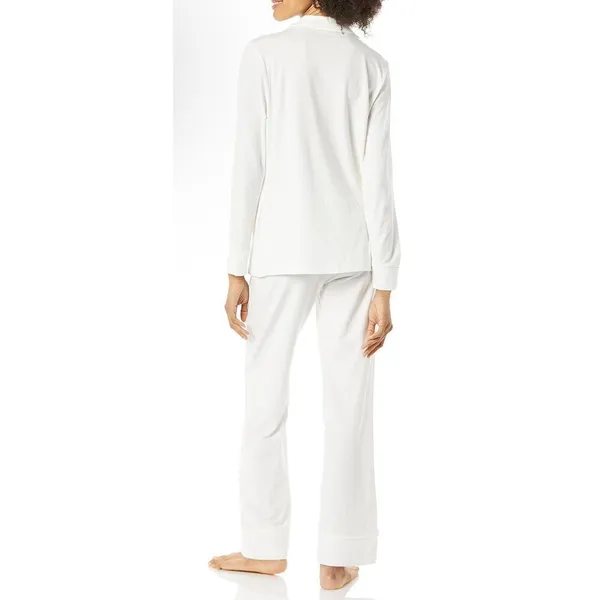 NEW Cotton Modal Shirt & Full-Length Bottom Pajama Set 2X - Image 2