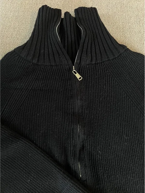BTFBM Half Zip Sweater Black Size M - Image 2