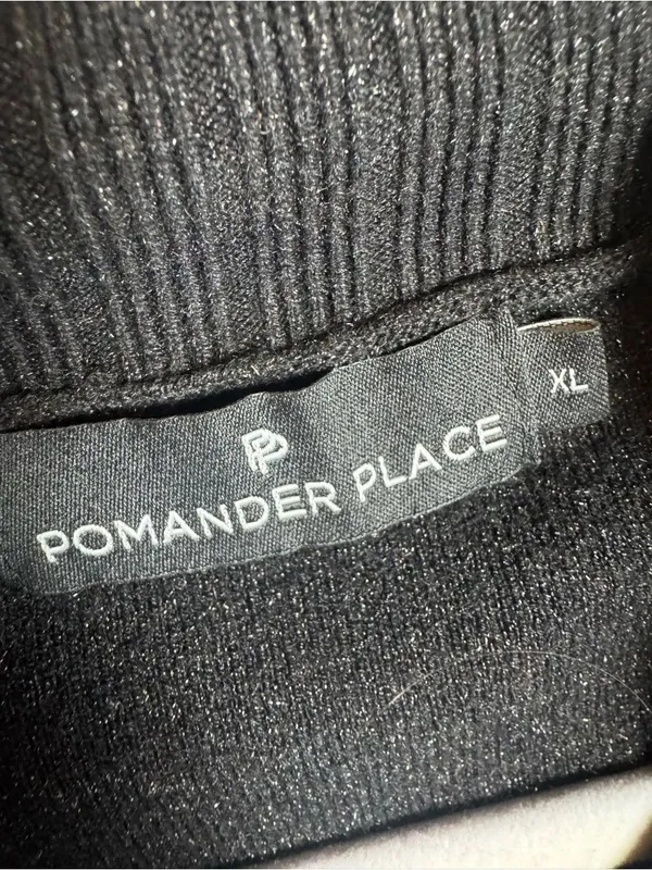 Pomander Place Vivianne sweater dress in black shimmer XL - Image 4
