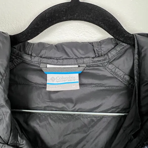 Columbia‎ Womens Gray Floral Quilted Full Zip Hooded Jacket XK0913 Size M - Image 2