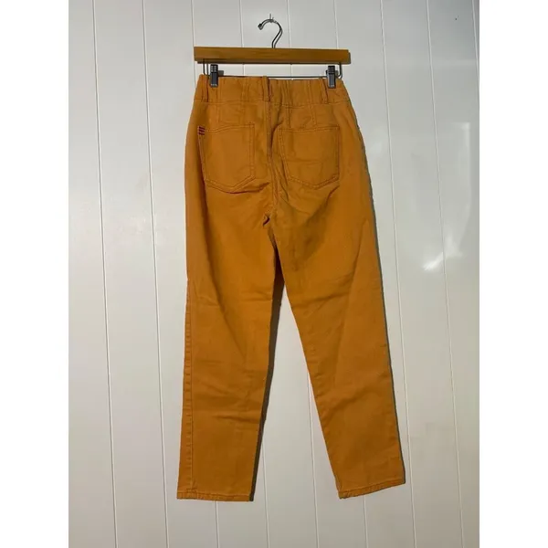 BDG Urban Outfitters Pants Womens 25 High-Waisted Trousers Orange Cotton - Image 4