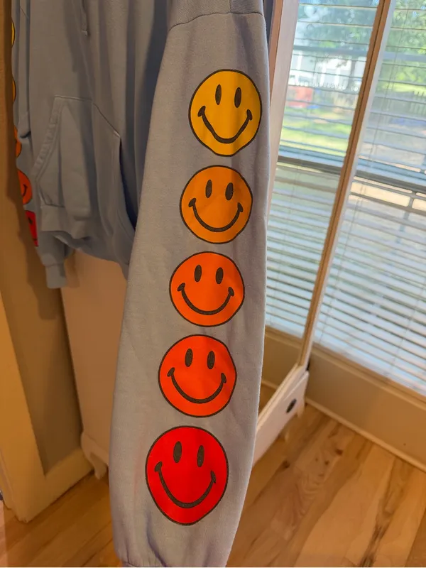 Aviator Nation Smiley Sunset Relaxed Pullover - side XS! - Image 2