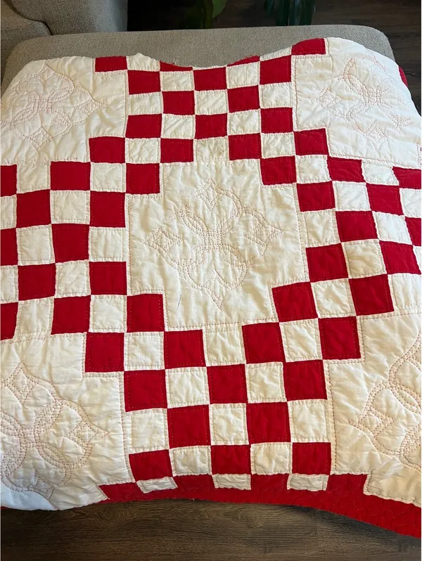 Vintage Handmade Oversized Quilt Coat - Image 5