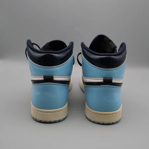 Nike Air Jordan 1 Retro High OG Blue Chill Patent Leather Womens 9 CD0461-401 - Image 8